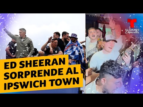 Ed Sheeran desata locura en noche mágica con el Ipswich Town | Premier League | Telemundo Deportes