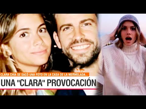 ¿UNA PROVOCACIÓN? Clara Chia se sacó una foto en la ex casa de Shakira y Piqué