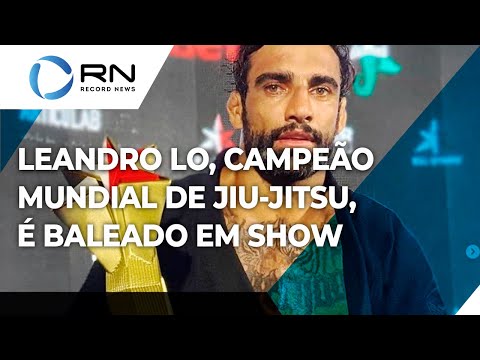 Leandro Lo, campeão mundial de jiu-jitsu, é baleado durante show em São Paulo