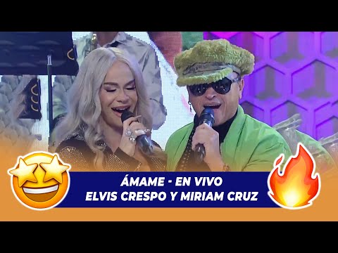 Elvis Crespo, Miriam Cruz - Ámame En Vivo | De Extremo a Extremo