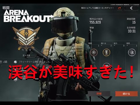 渓谷の汎用キーを使用しに行ったら、思わぬ赤品が出た！【アリブレ】【Arena Breakout】