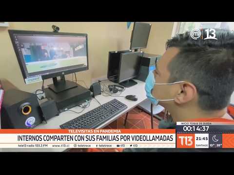 Televisitas en pandemia: Internos comparten con sus familias por videollamadas