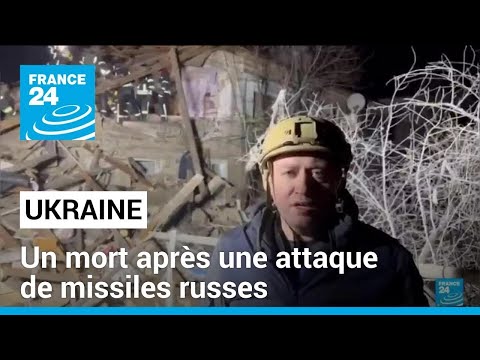 Ukraine : au moins un mort après le lancement de 26 missiles russes • FRANCE 24