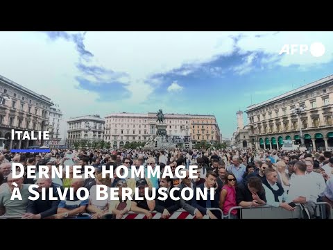 Dernier hommage à Berlusconi à Milan | AFP