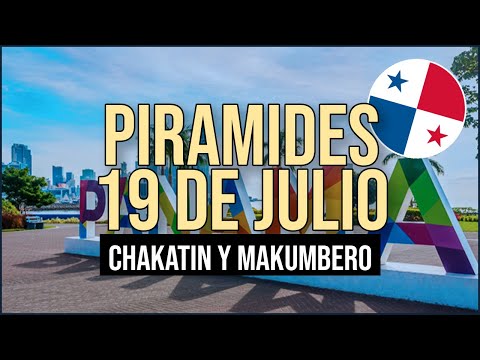 Pirámide Lotería de Panamá Miércoles 19 de Julio 2023 - Pirámide de Chakatin y de Makumbero