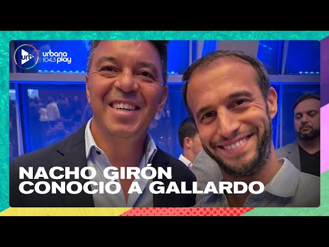 ¡Nacho Girón conoció a su ídolo, Marcelo Gallardo! | #VueltaYMedia