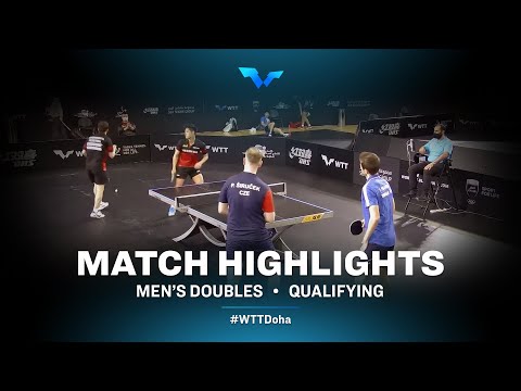Table Tennis 🥍 Alexander C./David S. vs Tomas P./Pavel S. | MD | WTT Contender Doha 2022 (Qual)