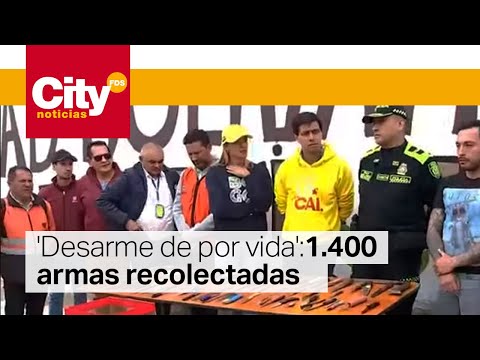 Desarme por la vida: más de mil armas blancas recolectadas en Ciudad Bolívar | CityTv