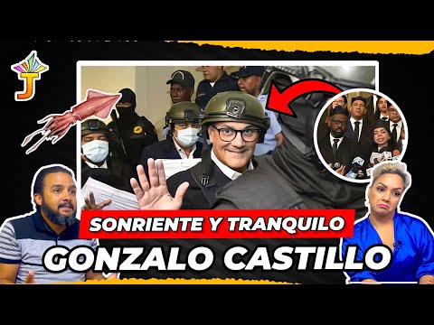 GONZALO CASTILLO SALE SONRIENTE Y TRANQUILO DE LA AUDIENCIA, OPERACIÓN CALAMAR