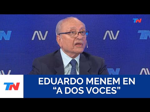 Eduardo Menem: Votaría a favor del DNU