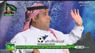 فيديو : سالم الاحمدي .. 95% من اعضاء الشرف حكواتيه