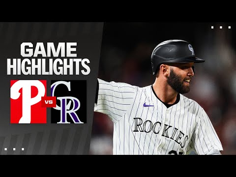 Phillies vs. Rockies Game Highlights (5/24/24) | MLB Highlights