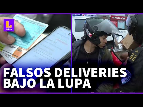 San Borja: Realizan operativo contra falsos deliveries