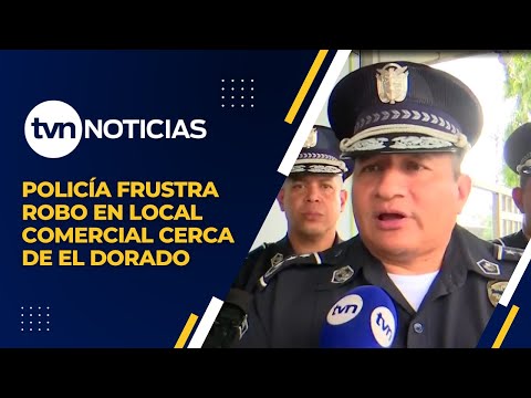 Policía frustra robo en local comercial cerca de El Dorado