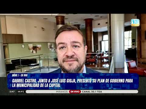 Gabriel Castro, junto a José Luis Gioja, presentó su Plan de Gobierno