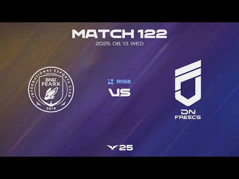 BFX vs DNF | 매치 122 하이라이트 | 08.13 | 2025 LCK