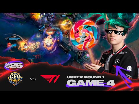 사탕 발린 게임 | CFO vs T1 게임 4 하이라이트 | 07.04 | MSI 2025