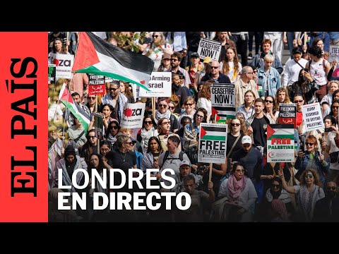 DIRECTO | Marcha en apoyo a Palestina en el centro de Londres por el aniversario del 7-O | EL PAIS