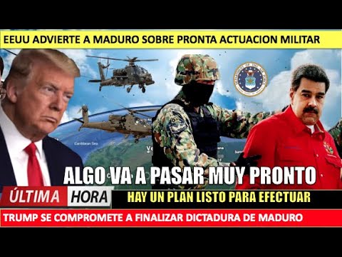 EEUU advierte a Maduro algo va a pasar muy pronto en Venezuela
