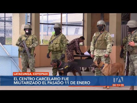 FF.AA. mantienen el control absoluto en la Cárcel de Latacunga