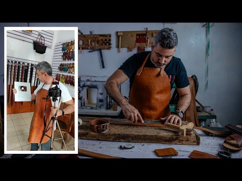 Artesano del cuero: Te enseña cómo crear diferentes productos en su canal de YouTube