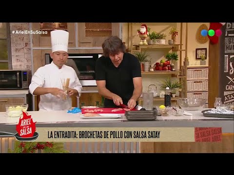 Milanesas de Peceto, Brochetas de pollo y cheesecake (13/12/2023) - Ariel en su Salsa