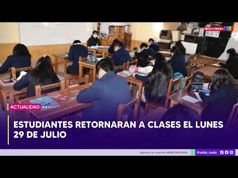 El lunes 29 se retoman las labores educativas a nivel nacional