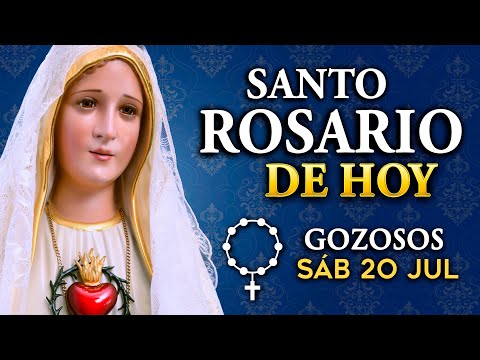 ROSARIO de HOY Misterios Gozosos del Santo Rosario | sábado 20 de julio 2024