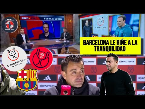Xavi: Barcelona cumple objetivo en Copa del Rey, ¿favorito en Supercopa?