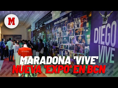 Maradona 'vuelve' a Barcelona con la exposición inmersiva 'Diego Vive' I MARCA