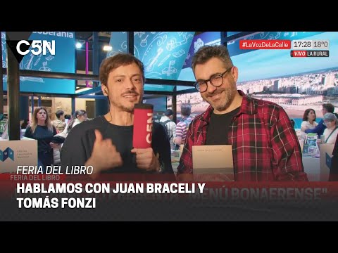JUAN BRACELI presentó ¨MENÚ BONAERENSE¨ en la FERIA DEL LIBRO
