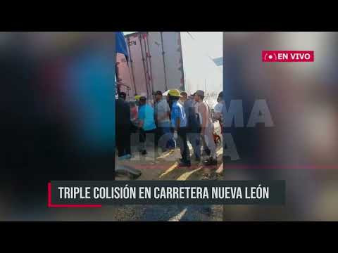 #ÚLTIMAHORA - Choque en la Carretera Nuevo León: Triple Colisión Causa Conmoción