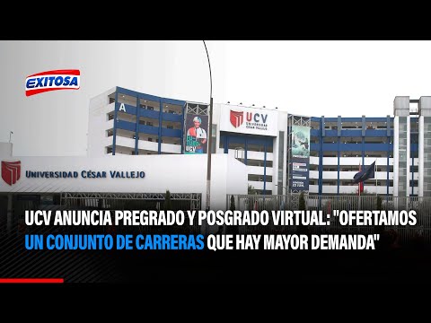 UCV anuncia pregrado y posgrado virtual: Ofertamos un conjunto de carreras que hay mayor demanda