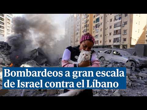 Nueva jornada de bombardeos a gran escala de Israel contra el sur y el este del Líbano