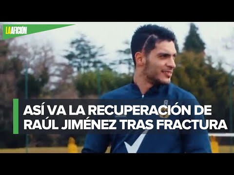 Raúl Jiménez inicia ejercicios con balón tras fractura de cráneo