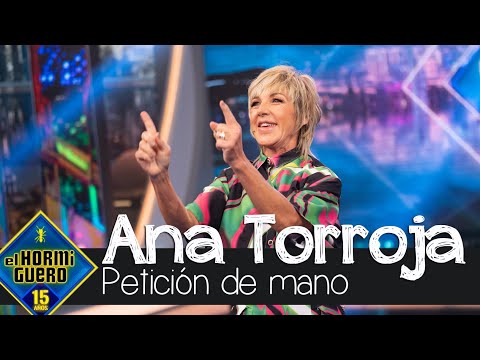 Ana Torroja se quedó de piedra con una petición de mano - El Hormiguero