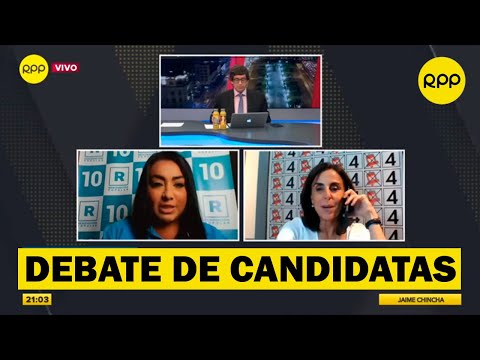 Elecciones 2021 | Debate: Patricia Arévalo (Victoria Nacional) y Deborah Inga (Renovación Popular)