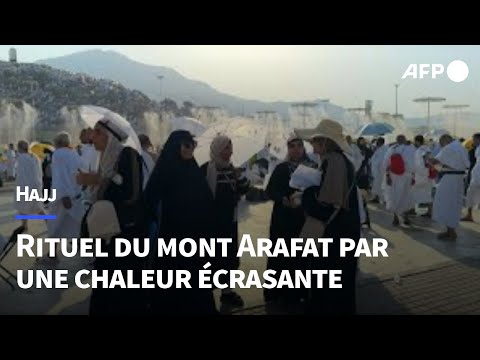 Hajj: marée de fidèles au mont Arafat sous une chaleur extrême | AFP