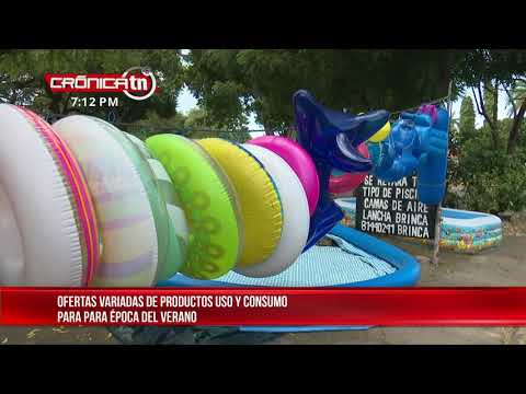 Nicaragua con una oferta amplia en productos de uso y consumo de verano