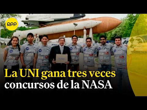 La UNI es la única universidad en el mundo en ganar tres veces concursos de la NASA