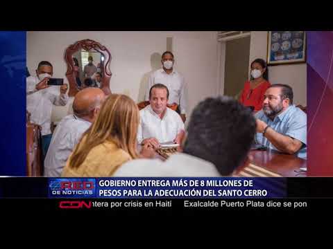 Gobierno entrega más de 8 millones de pesos para la adecuación del Santo Cerro