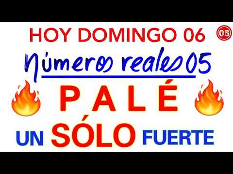 Un SÓLO PALÉ y SÚPER que VAN a SALIR HOY DOMINGO 06/10/2024/ PALÉ y SÚPER que MÁS SALEN éste DOMINGO