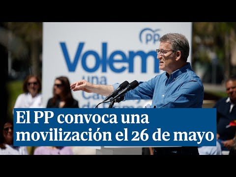 El PP convoca una movilización el 26 de mayo contra la amnistía y contra los bulos de Sánchez