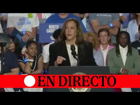 DIRECTO | Kamala Harris celebra un mitin en Charlotte (Carolina del Norte)