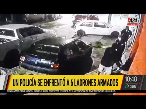 Ciudadela:  un policía se enfrentó a seis delincuentes armados y mató a uno