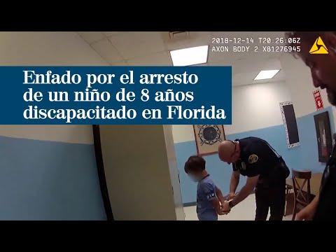 Enfado por el arresto de un niño afroamericano de 8 años discapacitado en una escuela de Florida