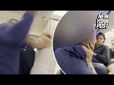 Spirit Airlines flight attendant nearly pummeled trying to stop wild fight between two passengers