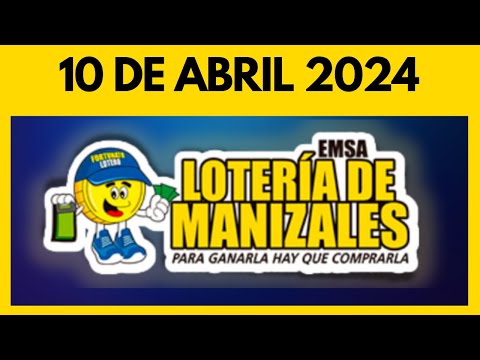Resultado Loteria de Manizales MIERCOLES 10 de abril de 2024