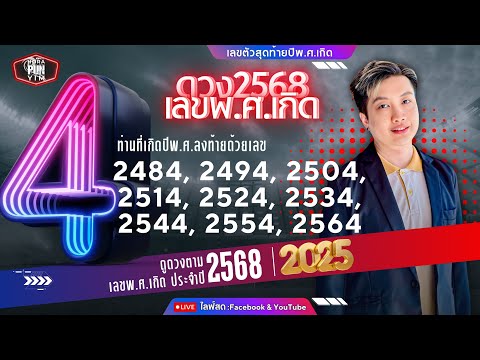 ดวงปี2568ตามเลขท้ายปีพ.ศ.248