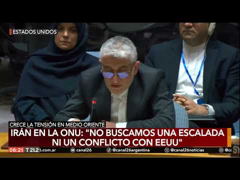 Israel en Naciones Unidas tras el ataque de Irán